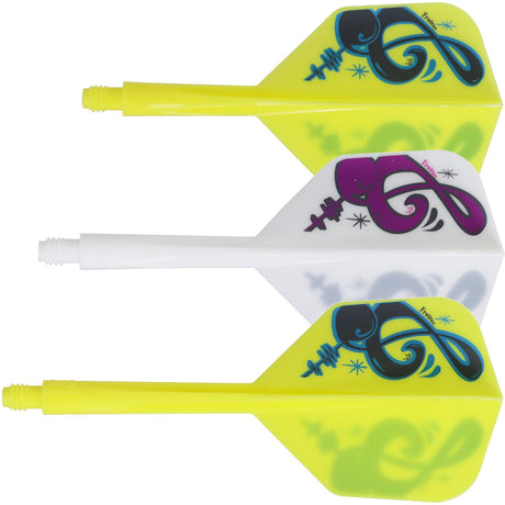 *Condor AXE Dart Flights - Small - Musical Note - Mix