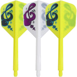*Condor AXE Dart Flights - Small - Musical Note - Mix Long