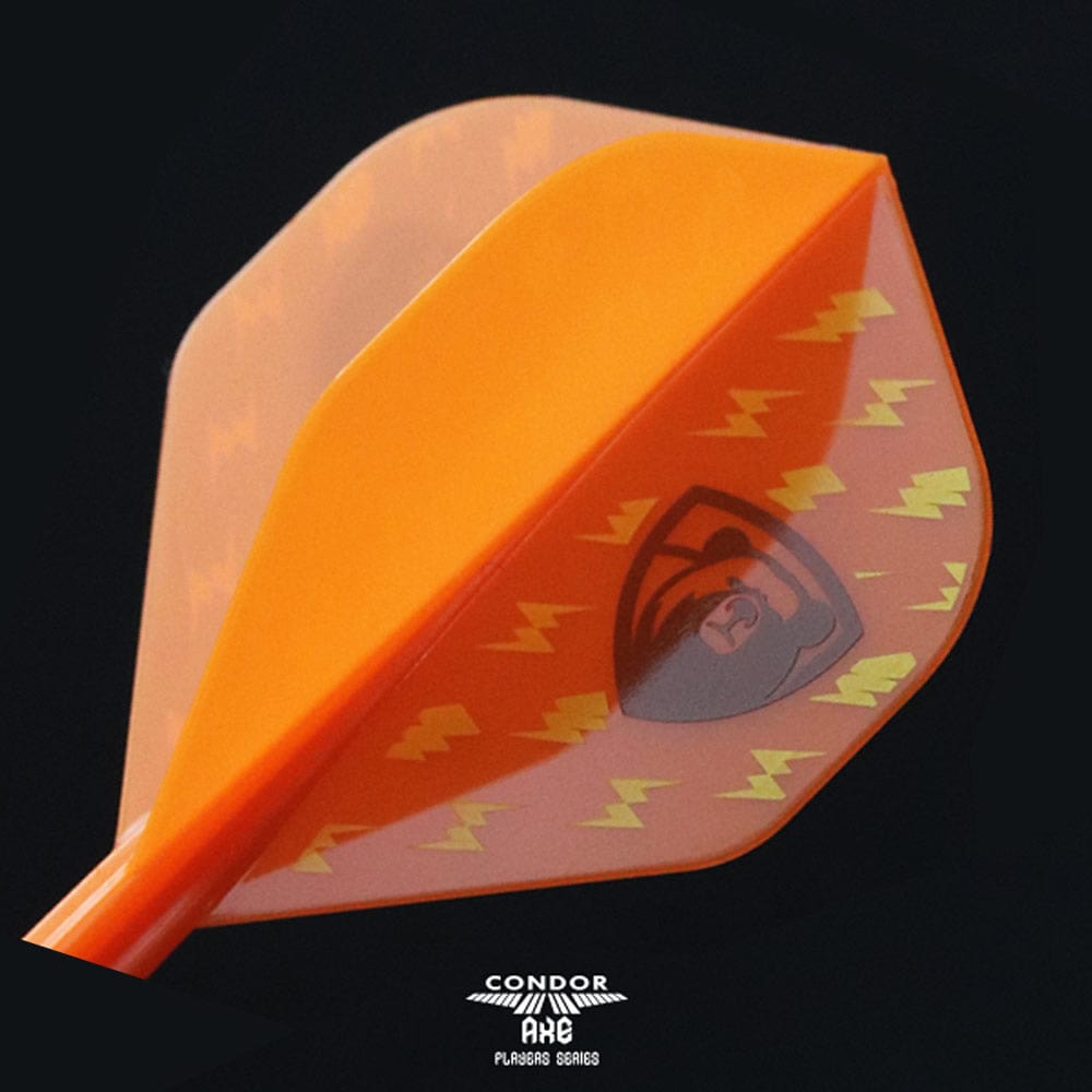*Condor AXE Player Series Dart Flights - Miyu Miyawaki - Thunderbolt Bear - Standard - Orange