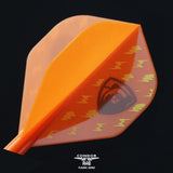 *Condor AXE Player Series Dart Flights - Miyu Miyawaki - Thunderbolt Bear - Standard - Orange