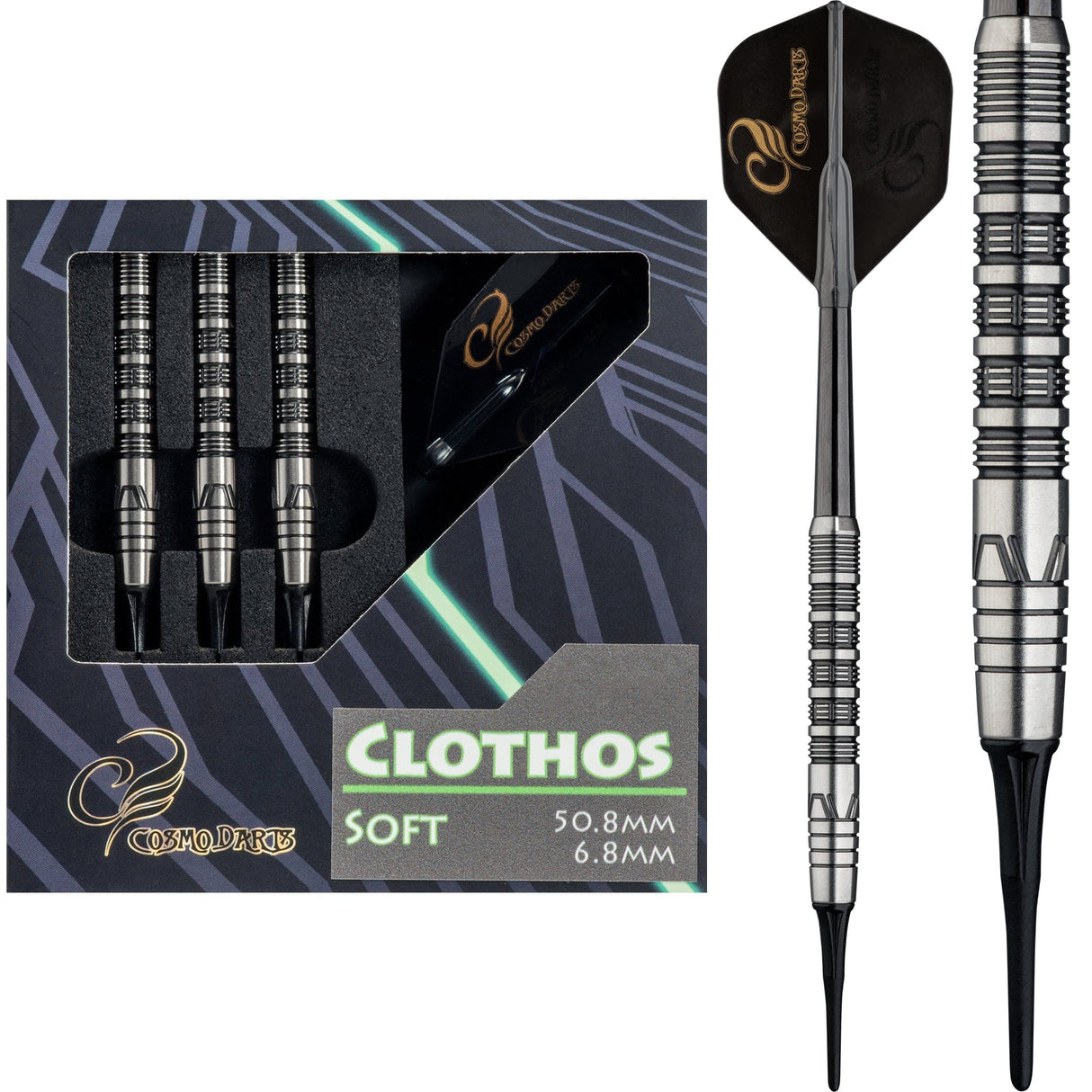 *Cosmo Darts - DC Label - Soft Tip Tungsten - Clothos - 18.0g 18g