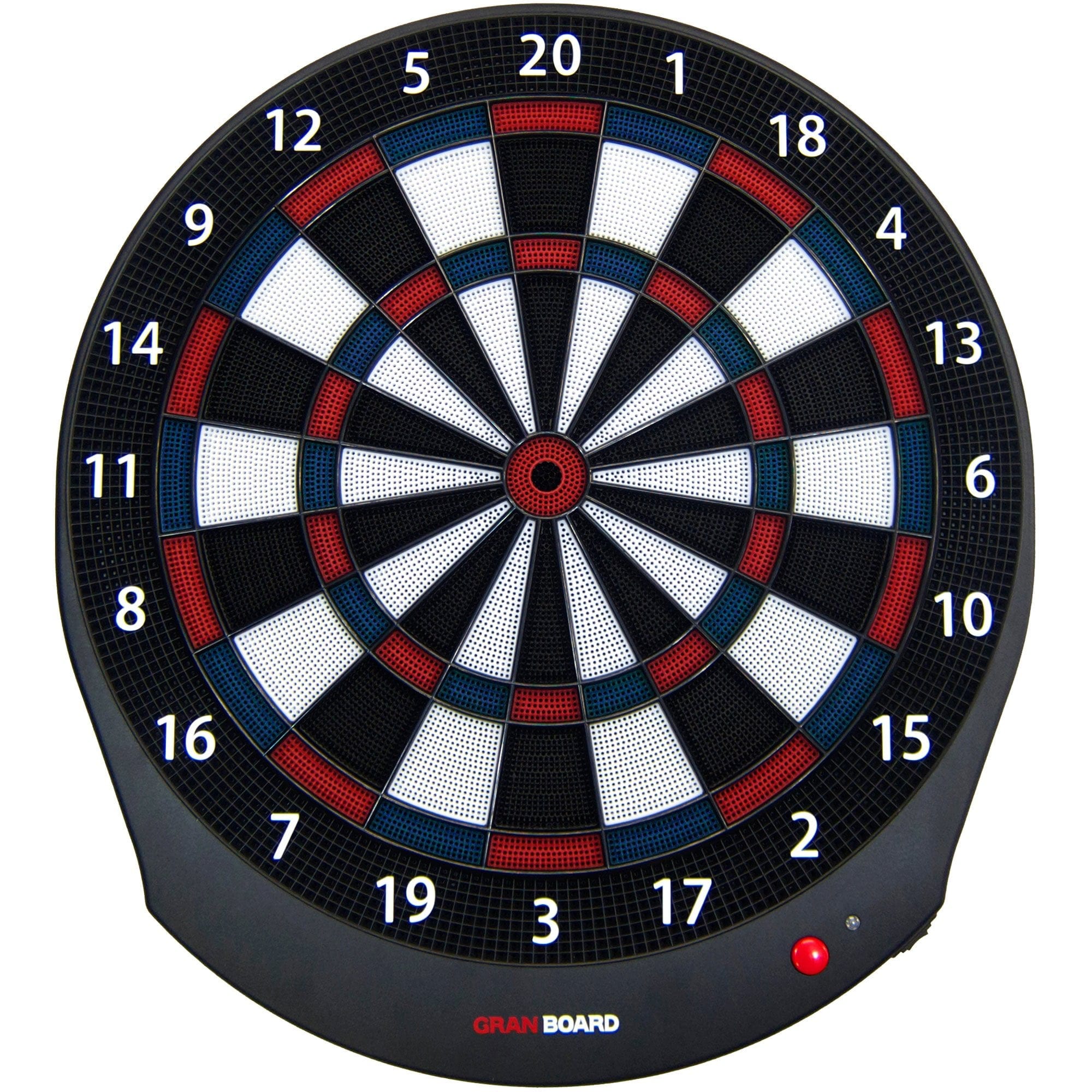※ジャッキー※GRANBOARD Dash ブルー/レッド Granboard Dash - Electronic Soft Tip Dartboard - Blue