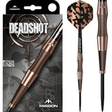 Mission Dead Shot Darts - Steel Tip - 95% Tungsten - Bronze