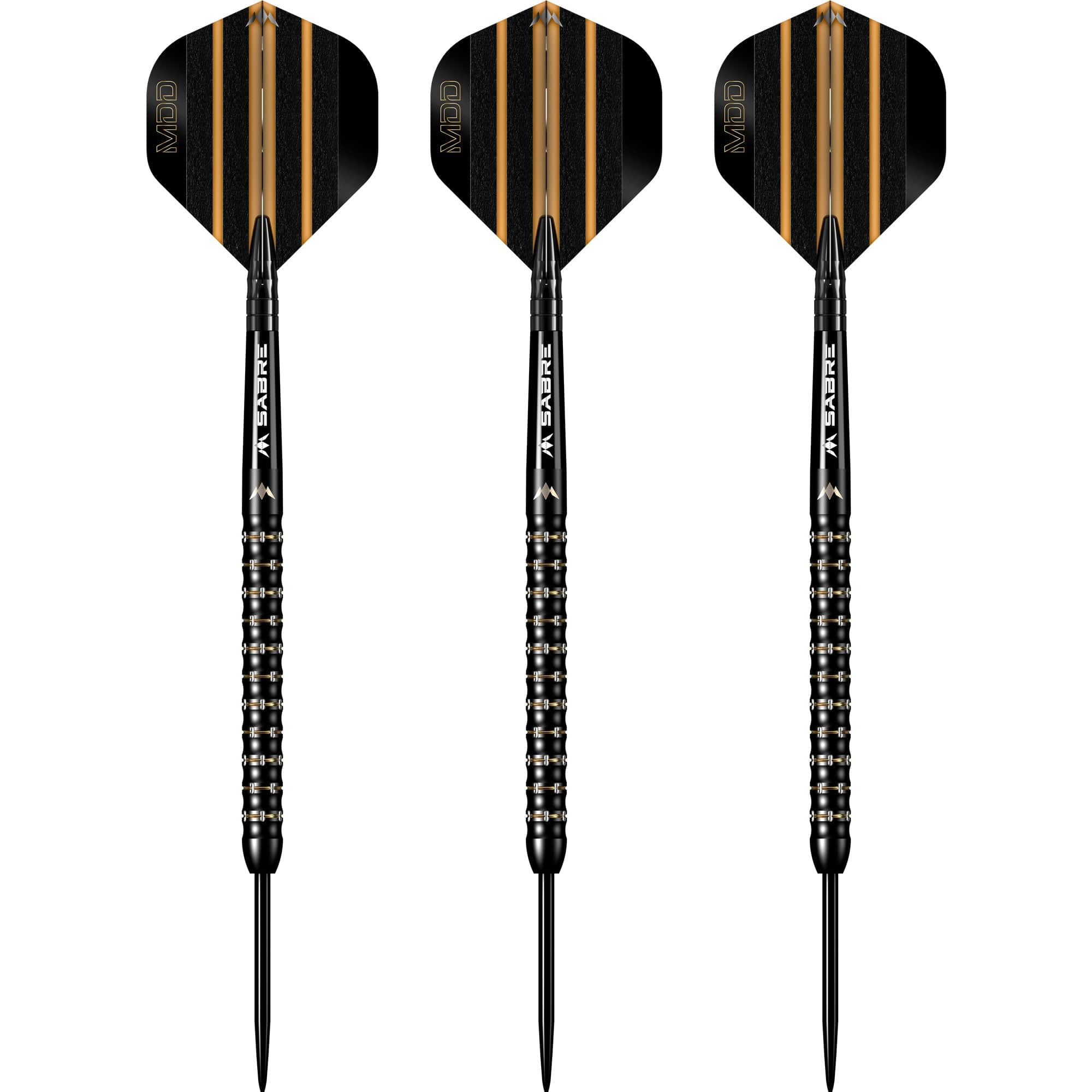 Mission Mike De Decker Darts - Steel Tip - 95% Tungsten - Black & Gold