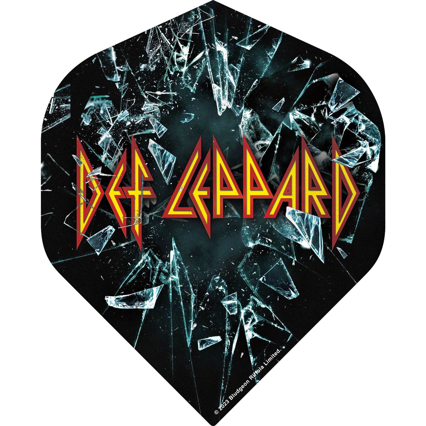 Def Leppard Dart Flights Official Licensed 100 Micron No2 Std