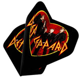Def Leppard Dart Flights - Official Licensed - 100 Micron - No2 - Std - F5 - Original