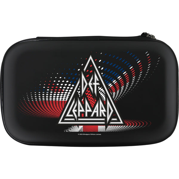 Def Leppard Dart Case - Official Licensed - Strong EVA - W6 - Union Jack - White Triangle