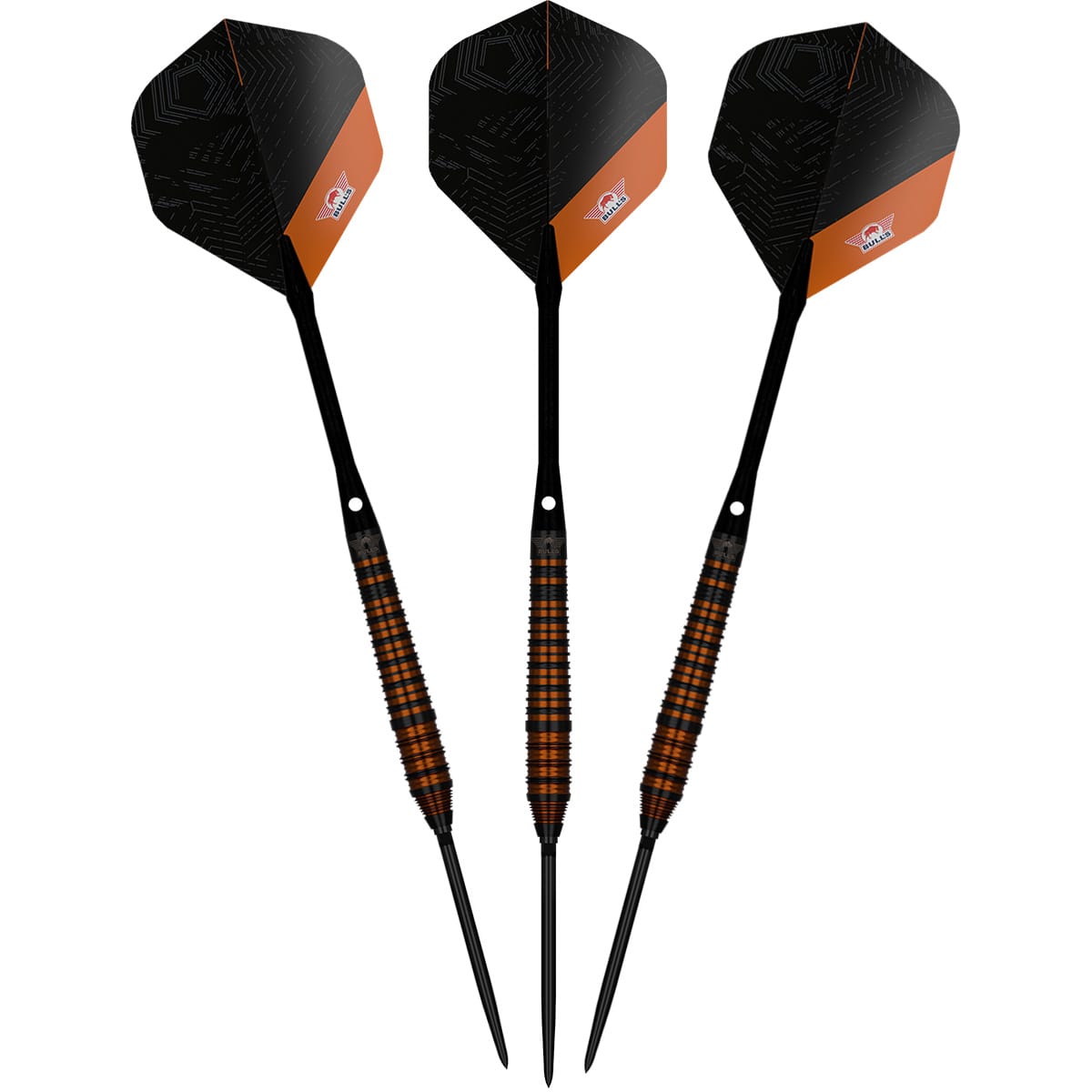 Bulls Dirk van Duijvenbode CP Darts - Steel Tip - 80% Tungsten - Black