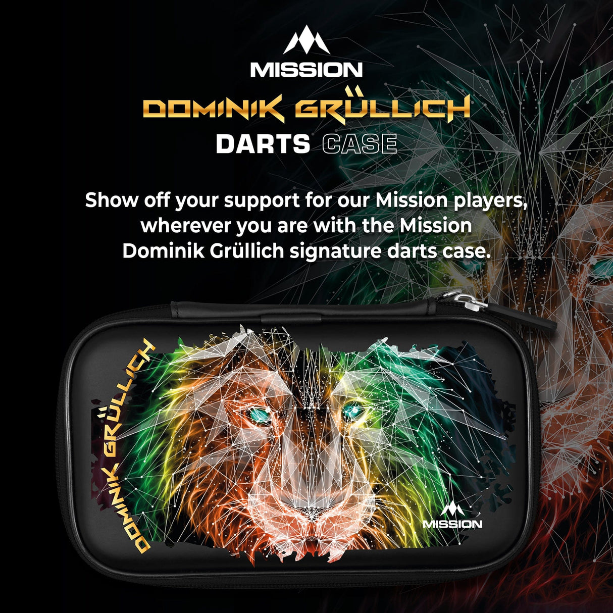 Mission Darts Players- EVA Dart Case - Dominik Grüllich