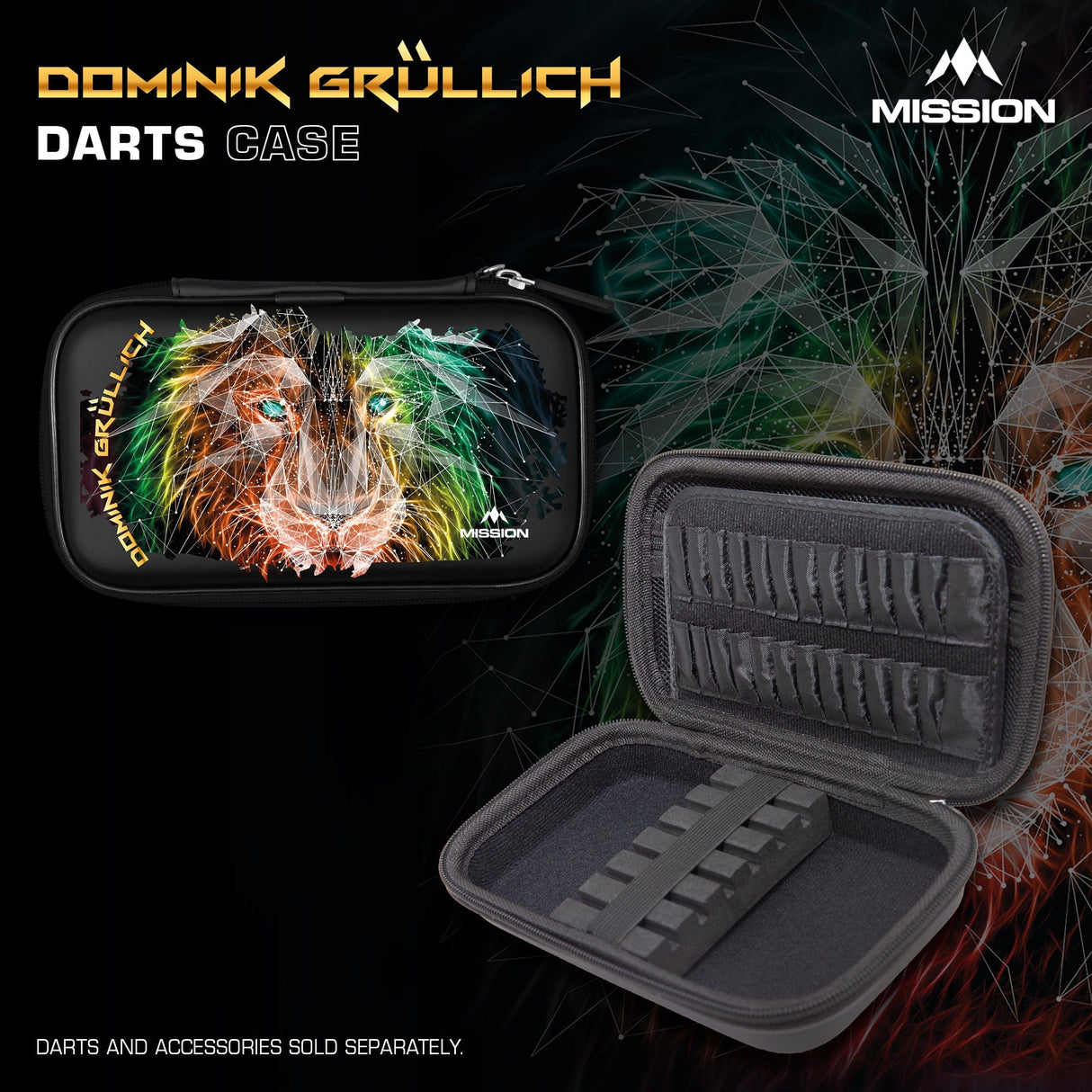 Mission Darts Players- EVA Dart Case - Dominik Grüllich