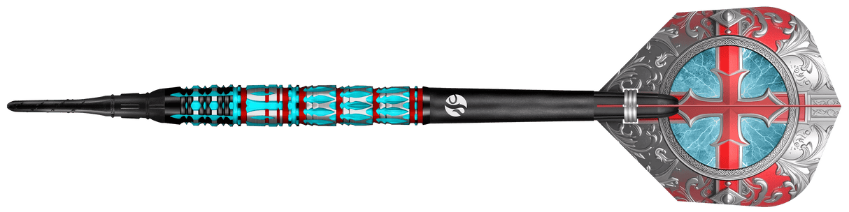 Shot Future Knights Darts - Soft Tip - 95% Tungsten - St George 20g