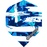 Designa Patriot Dart Flights - Hologram - Std - Greece