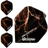 *Designa Lightning Strike Dart Flights - Extra Strong - Std