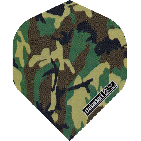 Datadart Dart Flights - CMF Designs - No2 - Std - Green Camo