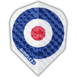 *Harrows Dimplex Dart Flights - Standard Shape - Bullseye - Target
