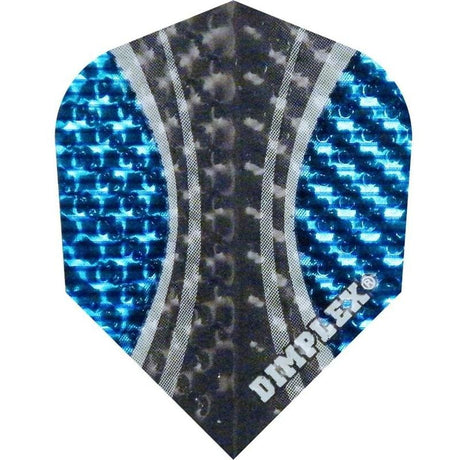 *Harrows Dimplex Dart Flights - Standard Shape - Blue Curve