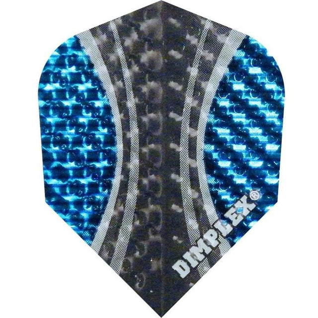 *Harrows Dimplex Dart Flights - Standard Shape - Blue Curve