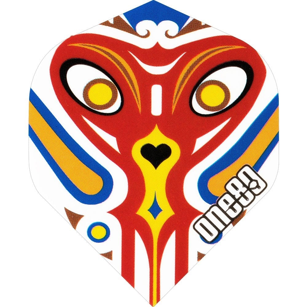 *One80 Dart Flights - Magic Face Flights - Std - Faces Face 1