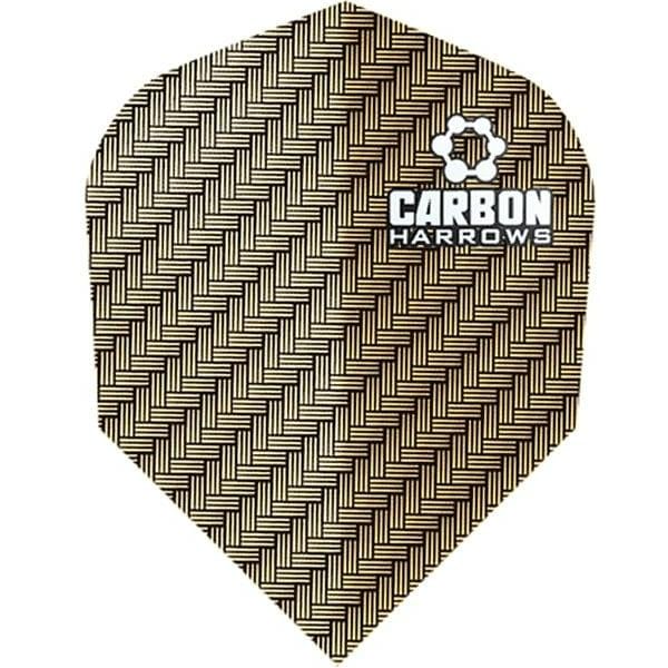 Harrows Carbon Dart Flights - Standard Shape Rustic