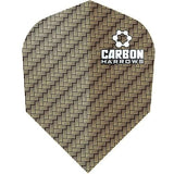 Harrows Carbon Dart Flights - Standard Shape Rustic