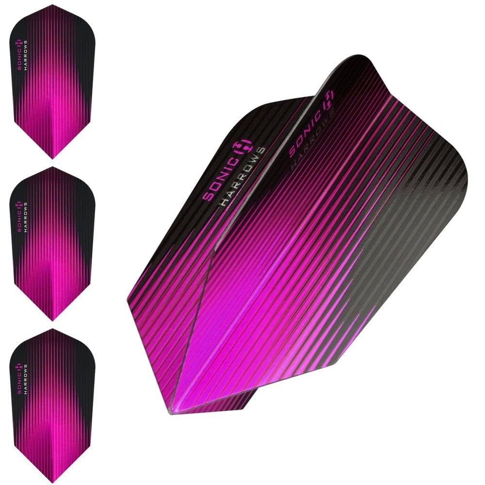 Harrows Rapide X-Dart Flights – 100 Micron, Extra Stark, Slim-Form, 1 Set (3 Flights), In Verschiedenen Farben