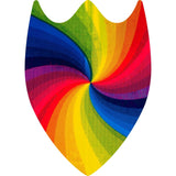 *Unicorn Core 75 Dart Flights - Fin - Rainbow Swirl