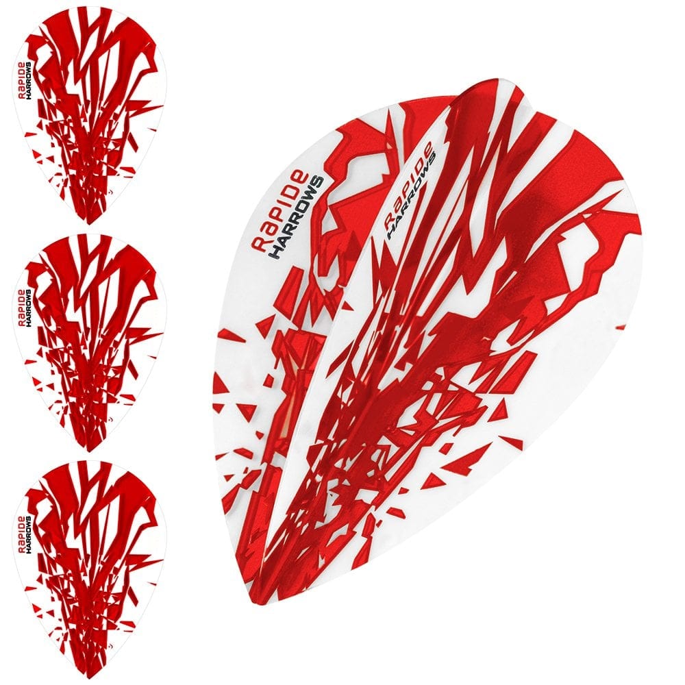 *Harrows Rapide Dart Flights - Pear Shape - 100 Micron