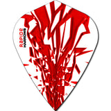 *Harrows Rapide Dart Flights - Kite Shape - 100 Micron Red
