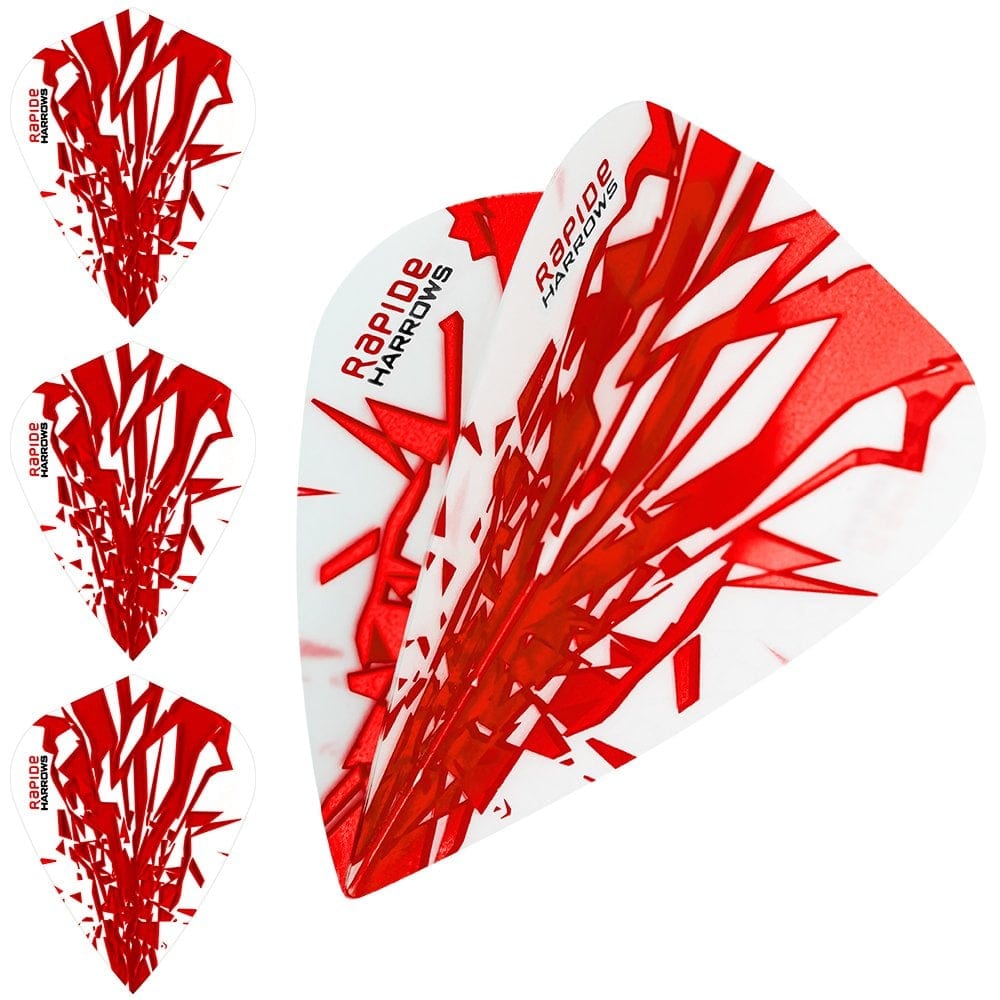 *Harrows Rapide Dart Flights - Kite Shape - 100 Micron