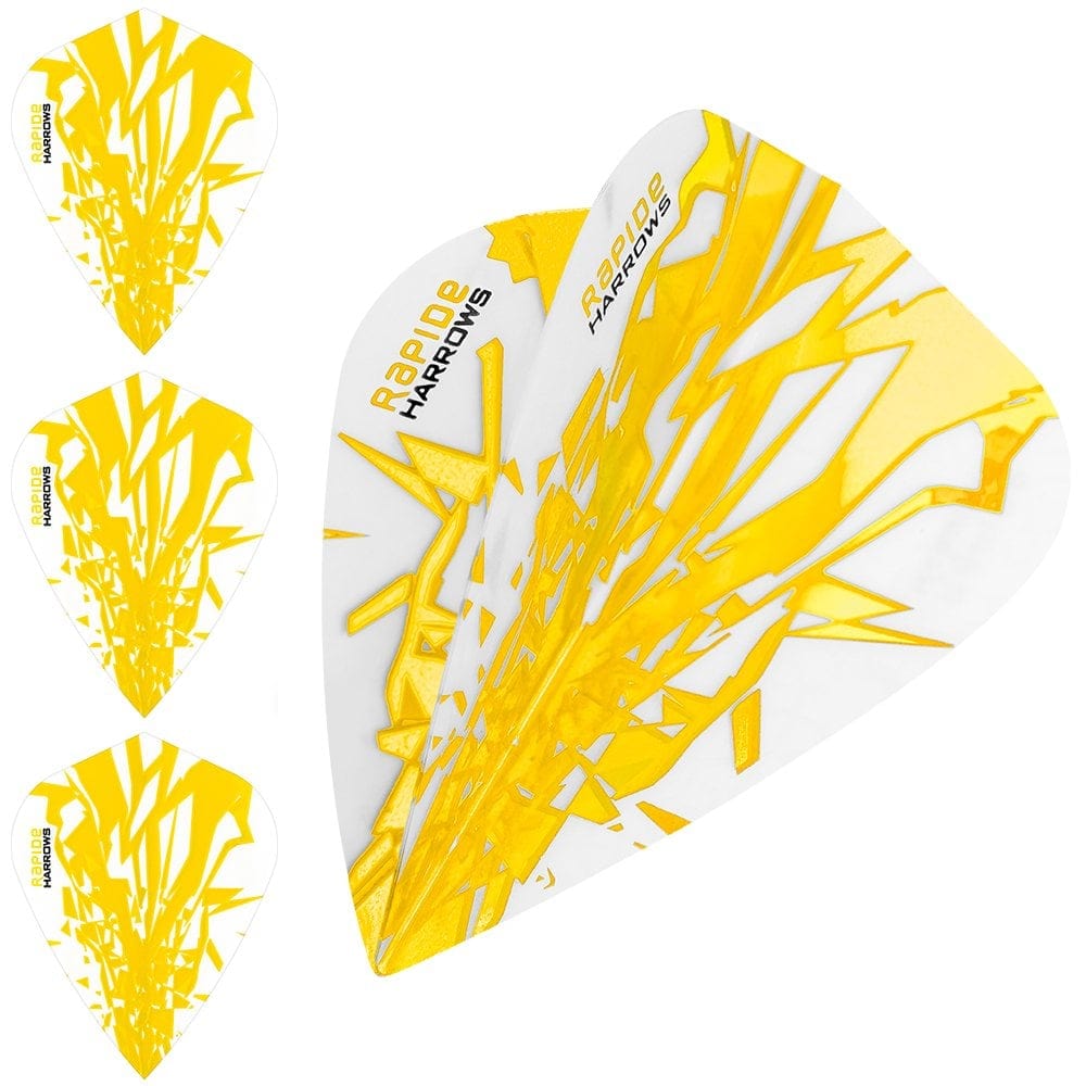 *Harrows Rapide Dart Flights - Kite Shape - 100 Micron