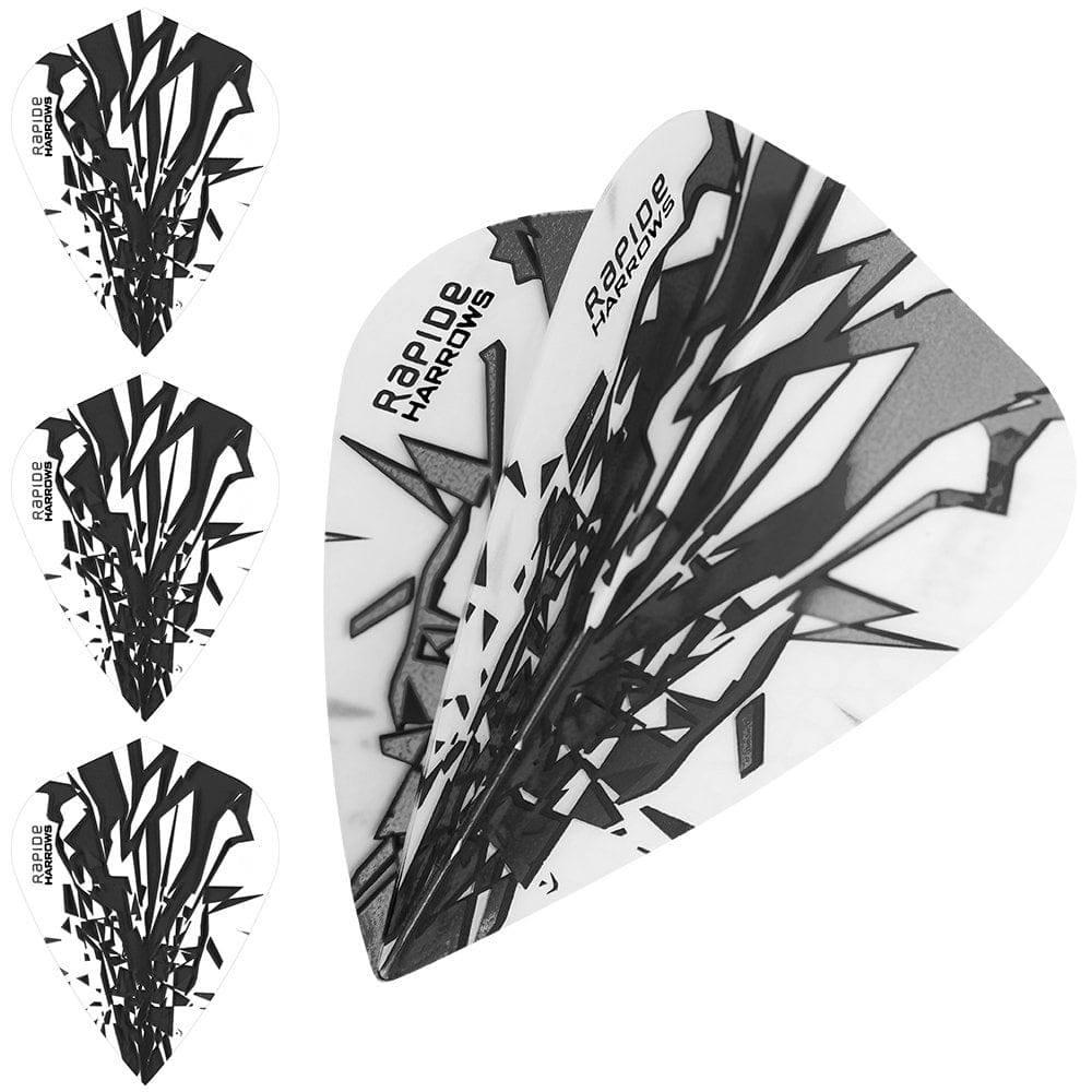*Harrows Rapide Dart Flights - Kite Shape - 100 Micron