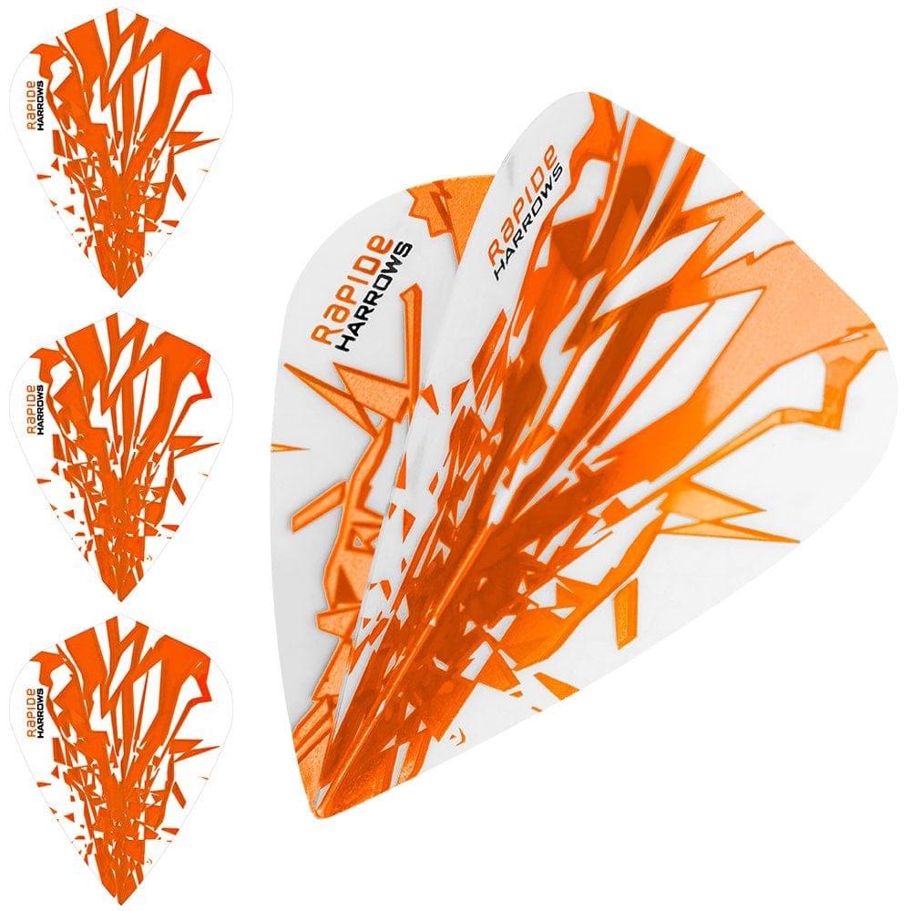 *Harrows Rapide Dart Flights - Kite Shape - 100 Micron
