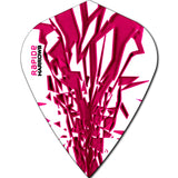 *Harrows Rapide Dart Flights - Kite Shape - 100 Micron Pink