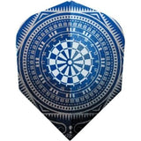 *Harrows Dart Flights - Quadro - Poly Classic - Std - Blue Dartboard