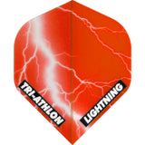 *McKicks Lightning Dart Flights - Triathlon - Std - Clear Clear Red