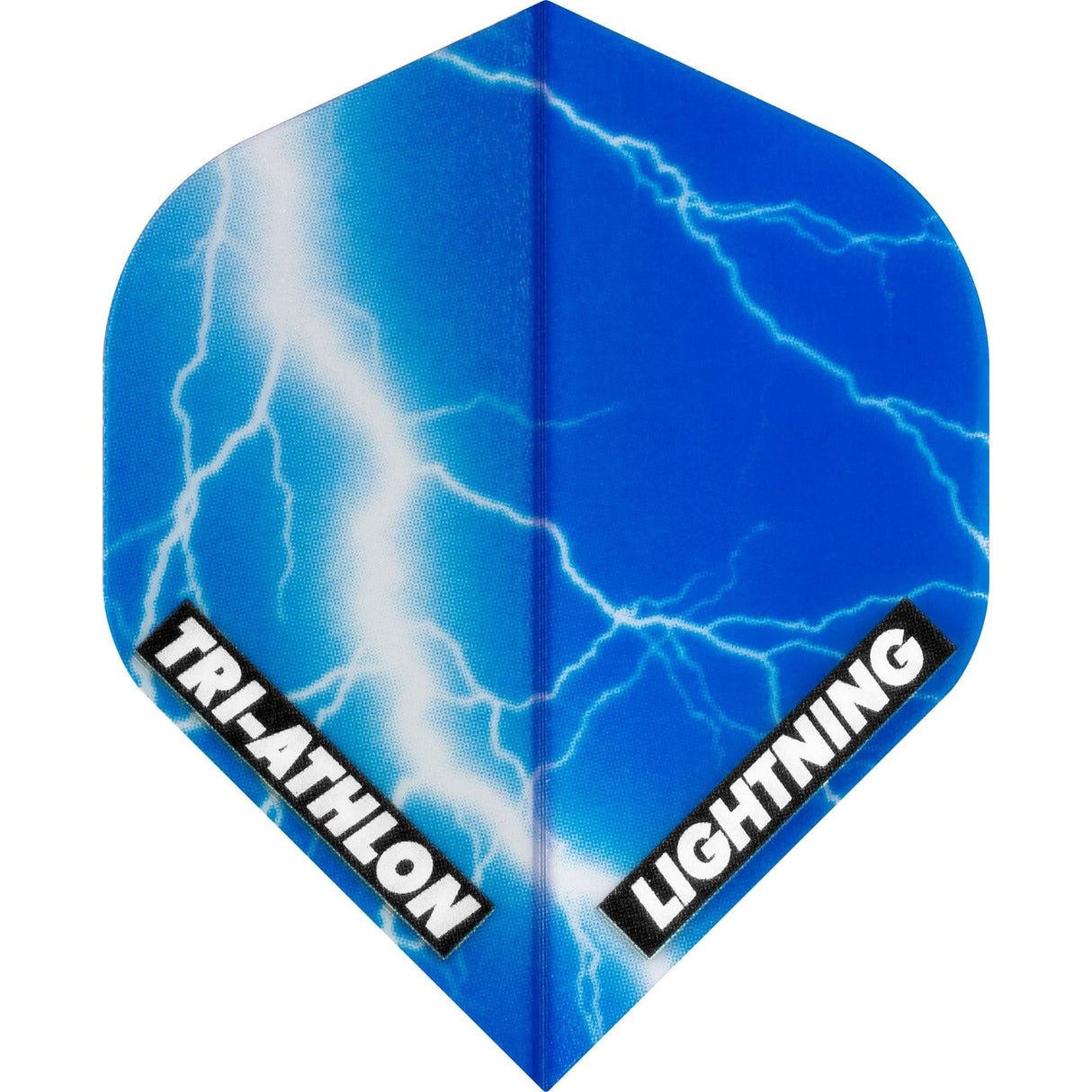 *McKicks Lightning Dart Flights - Triathlon - Std - Clear Clear Blue