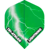 *McKicks Lightning Dart Flights - Triathlon - Std - Clear Clear Green