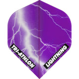 *McKicks Lightning Dart Flights - Triathlon - Std - Clear Clear Purple