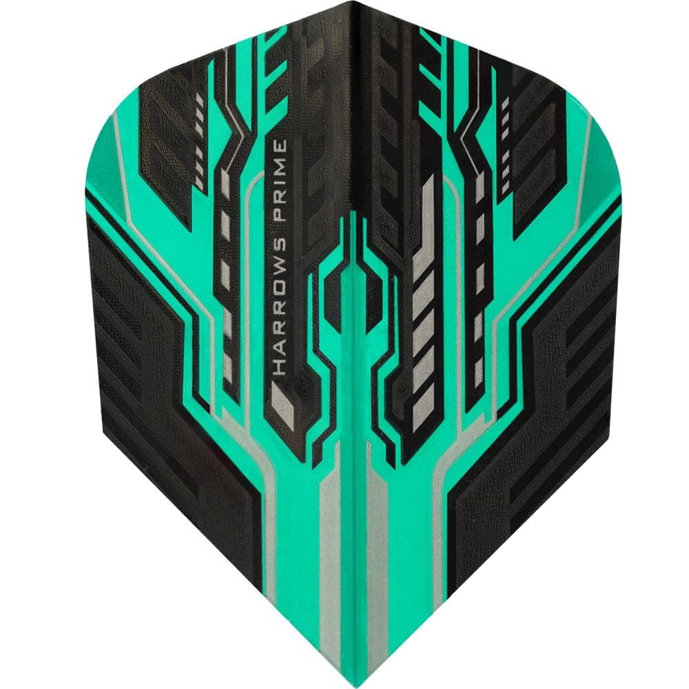*Harrows Prime Dart Flights - No6 - Std - Jade - Oracle