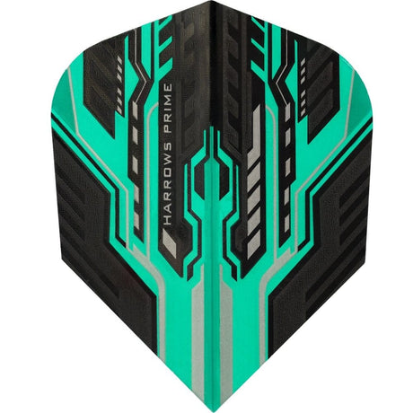 *Harrows Prime Dart Flights - No6 - Std - Jade - Oracle