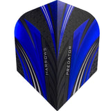 Harrows Prime Dart Flights - No6- Std - Predator - Blue
