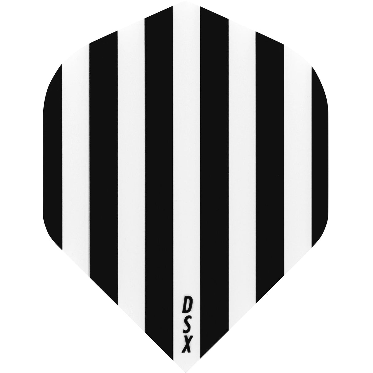 *Dart Flights - Designa DSX Football - No2 - Std Black White