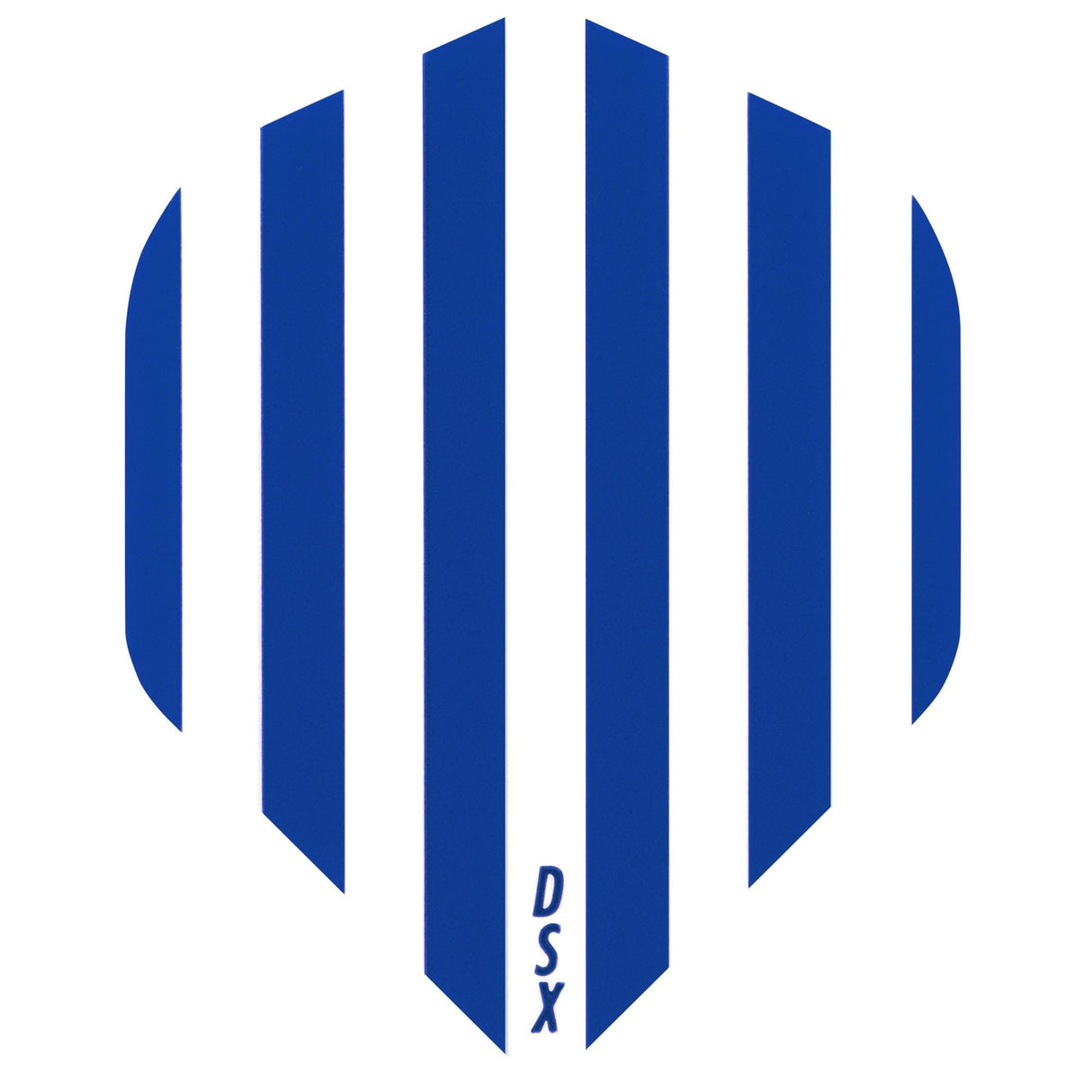 *Dart Flights - Designa DSX Football - No2 - Std Blue White