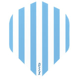 *Dart Flights - Designa DSX Football - No2 - Std Sky White