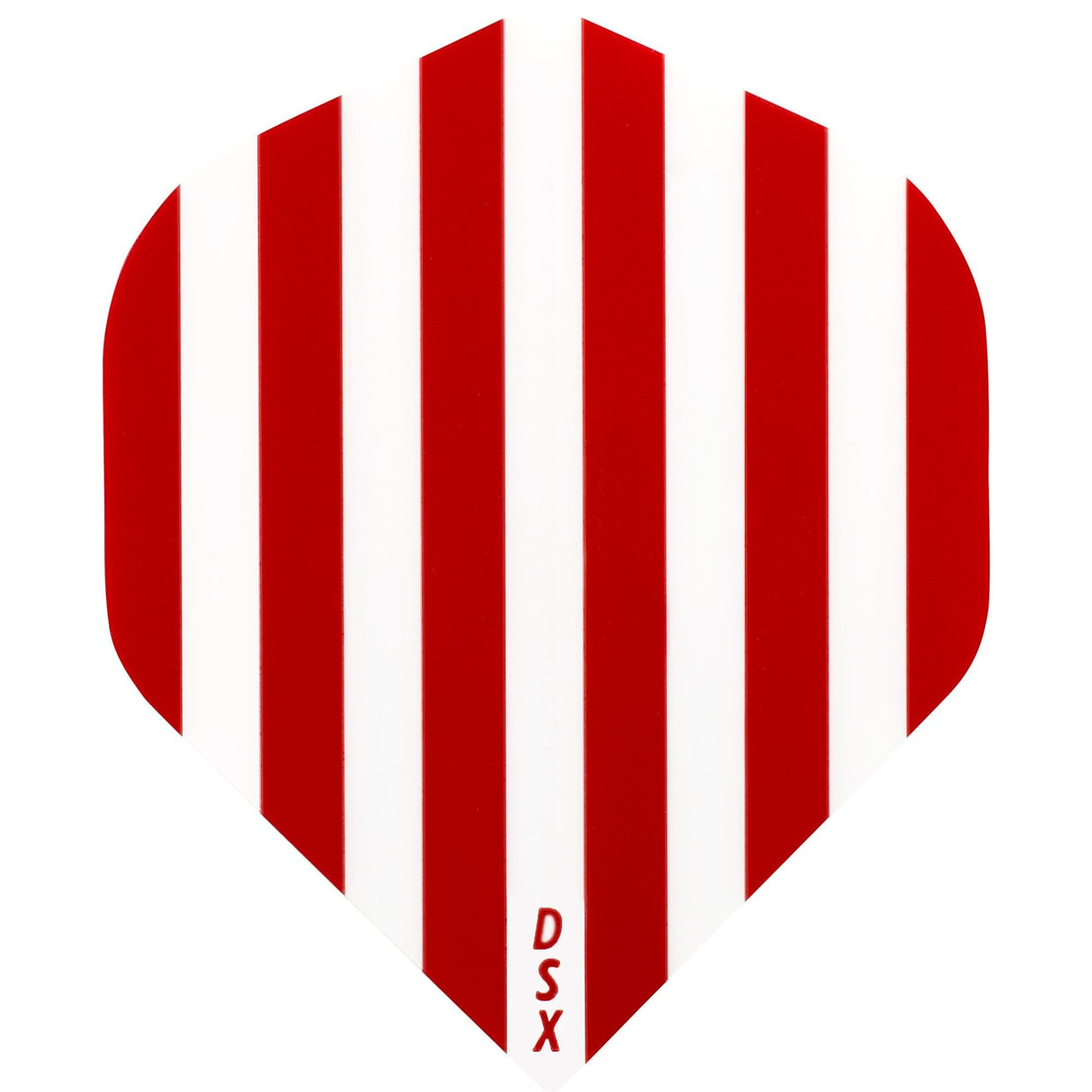 *Dart Flights - Designa DSX Football - No2 - Std Red White