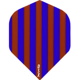 *Dart Flights - Designa DSX Football - No2 - Std Blue Maroon
