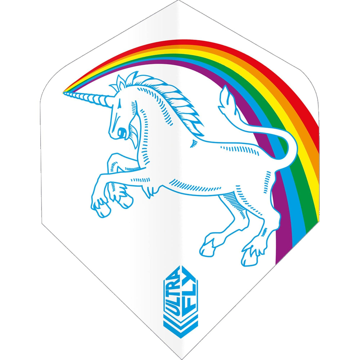 Unicorn Ultrafly Dart Flights - 100 - Plus Std - Rainbow
