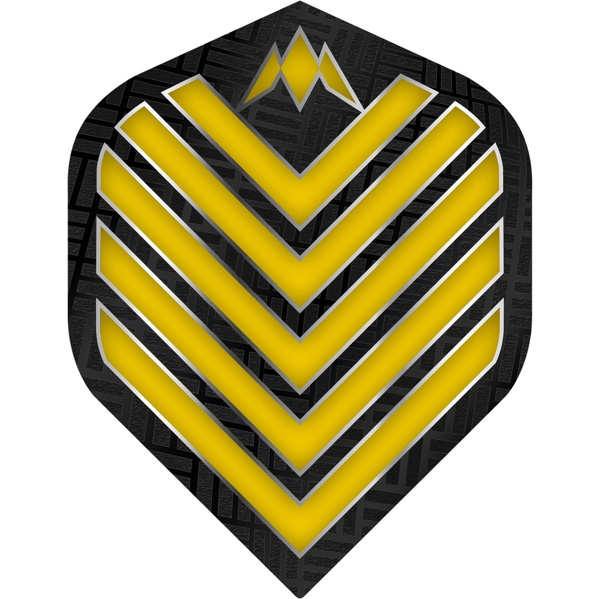 *Mission Admiral Dart Flights - 100 Micron - No2 - Std Yellow