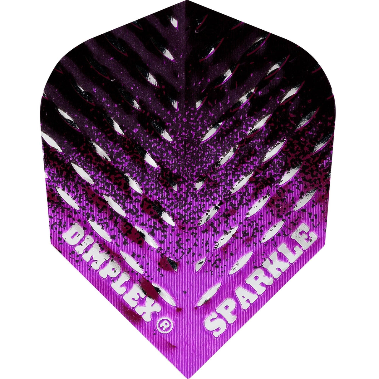 *Harrows Dart Flights - Std - Dimplex Sparkle - Fade Purple