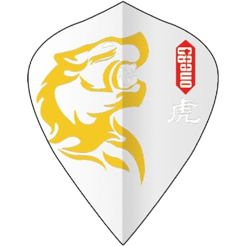 *One80 Dart Flights - Animal Kingdom - Kite - Transparent Tiger